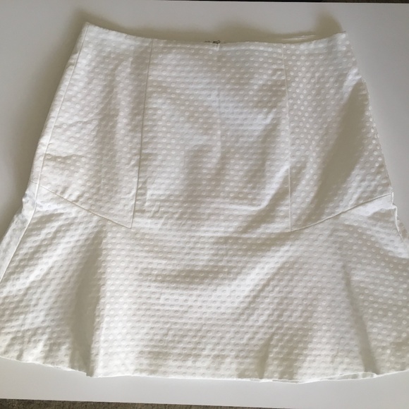 Ann Taylor White Spotted Skirt, Brand new - Picture 1 of 1